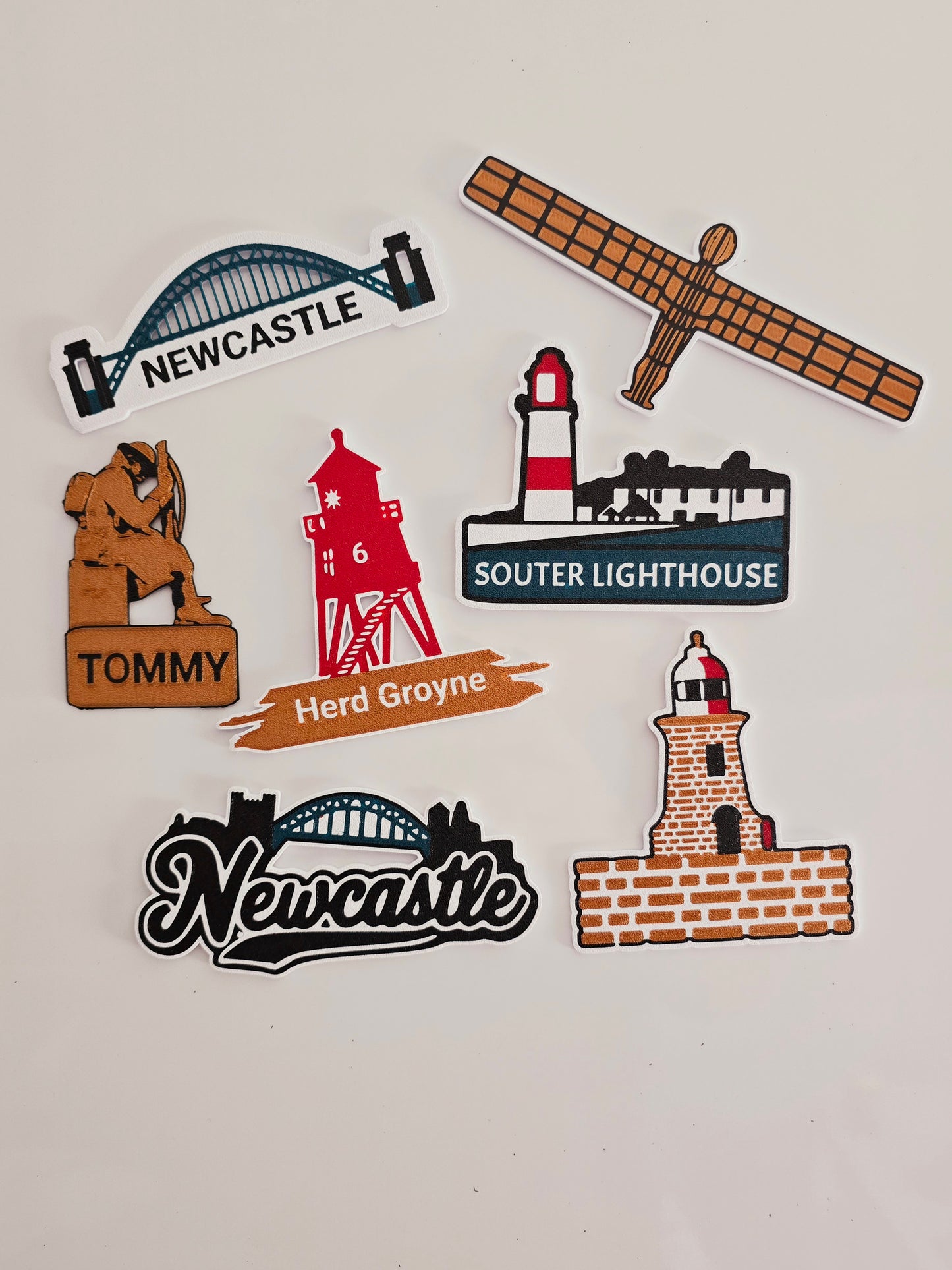 Fridge magnets,  North East gifts, sanddancer,  geordie gifts