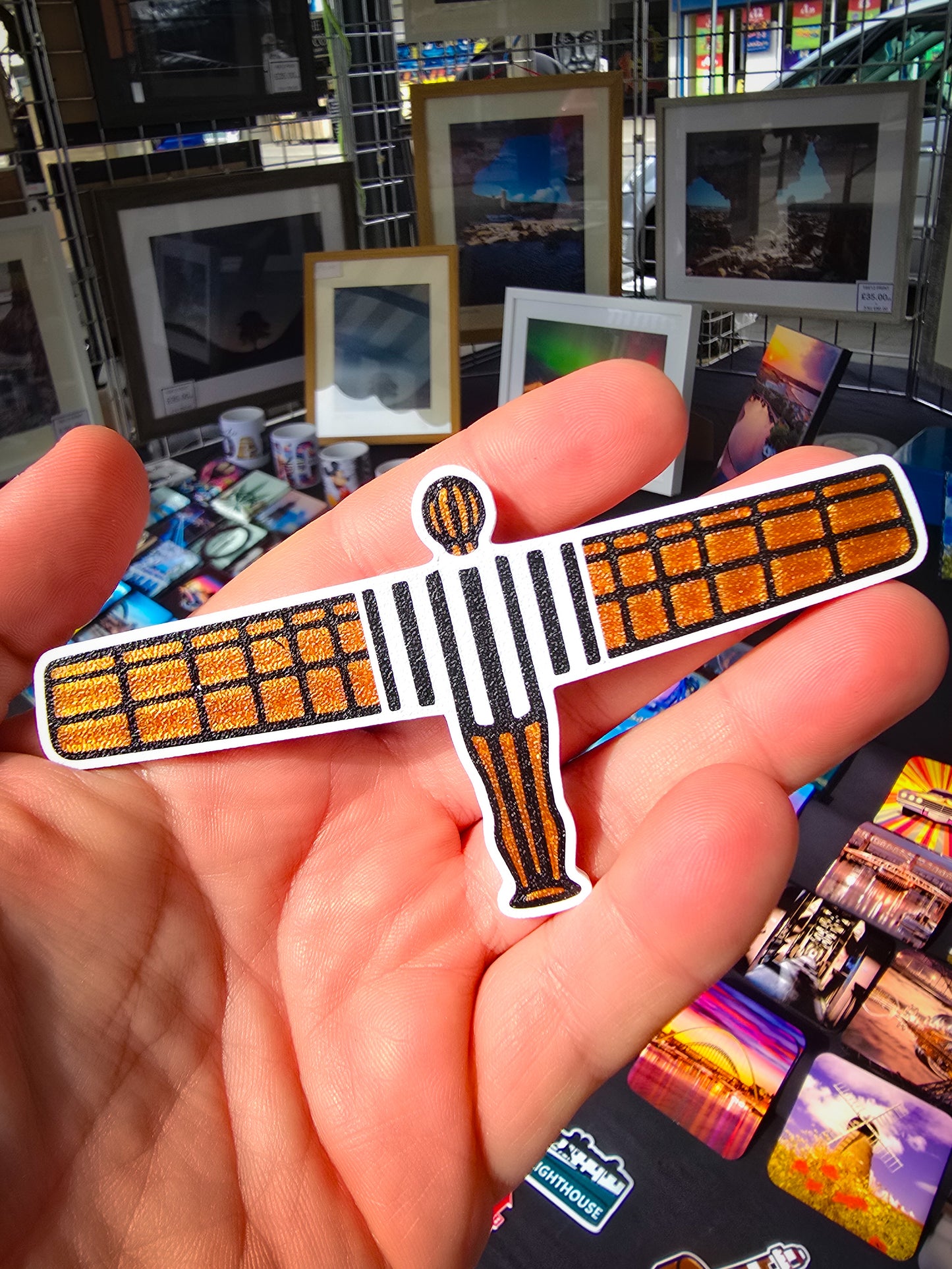 Angel of the North NUFC fridge magnet.