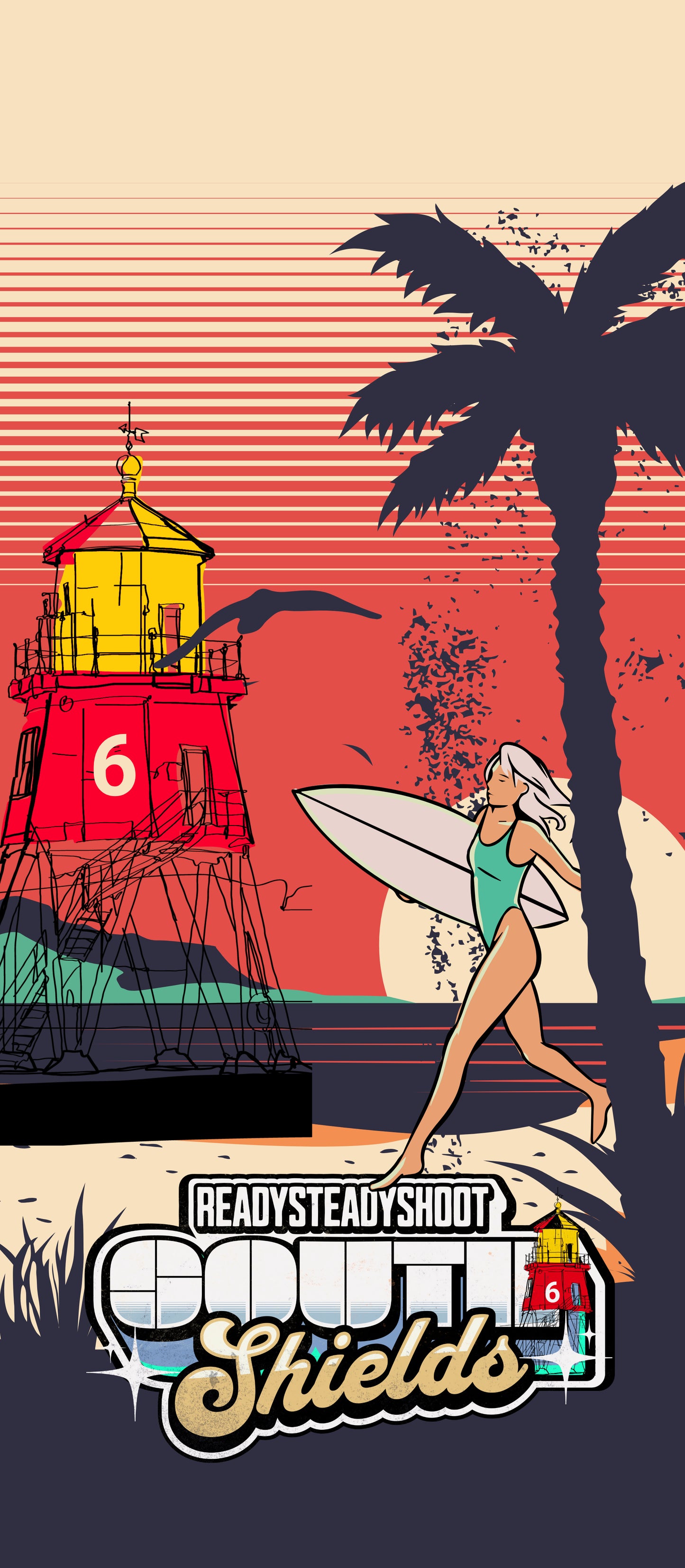 rss ready to surf (female) phone case