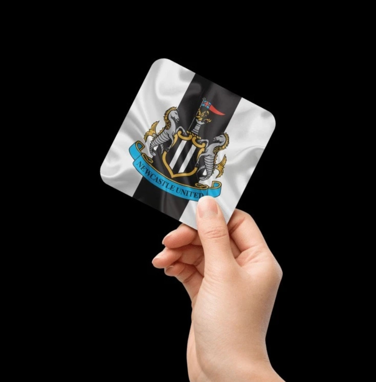 Nufc cork back coaster set of 4