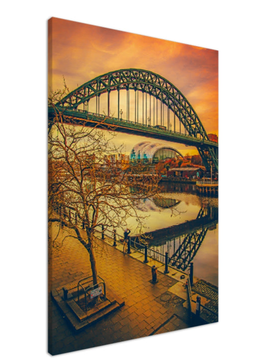 #001 Tyne bridge sunset , North East England photography