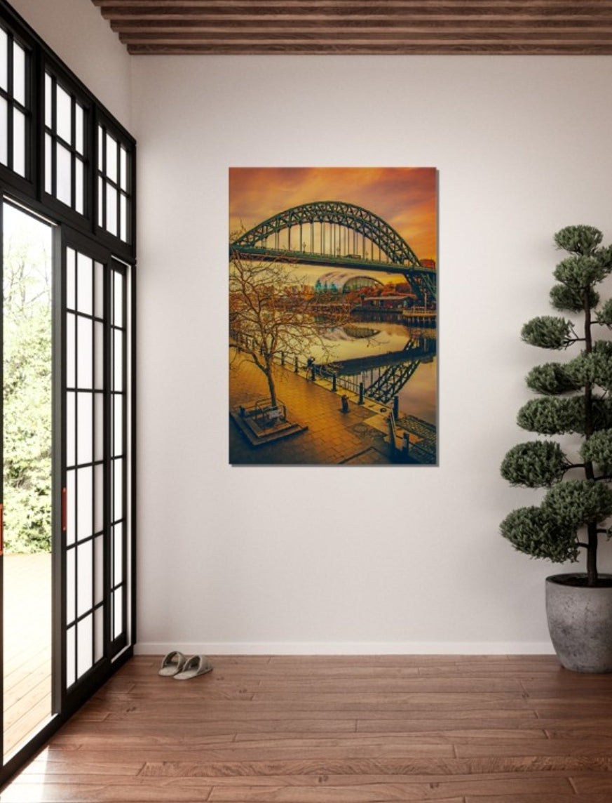 #001 Tyne bridge sunset , North East England photography
