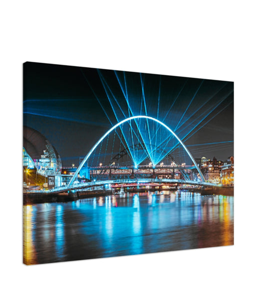 #003 Newcastle upon Tyne laser show,  North East photography