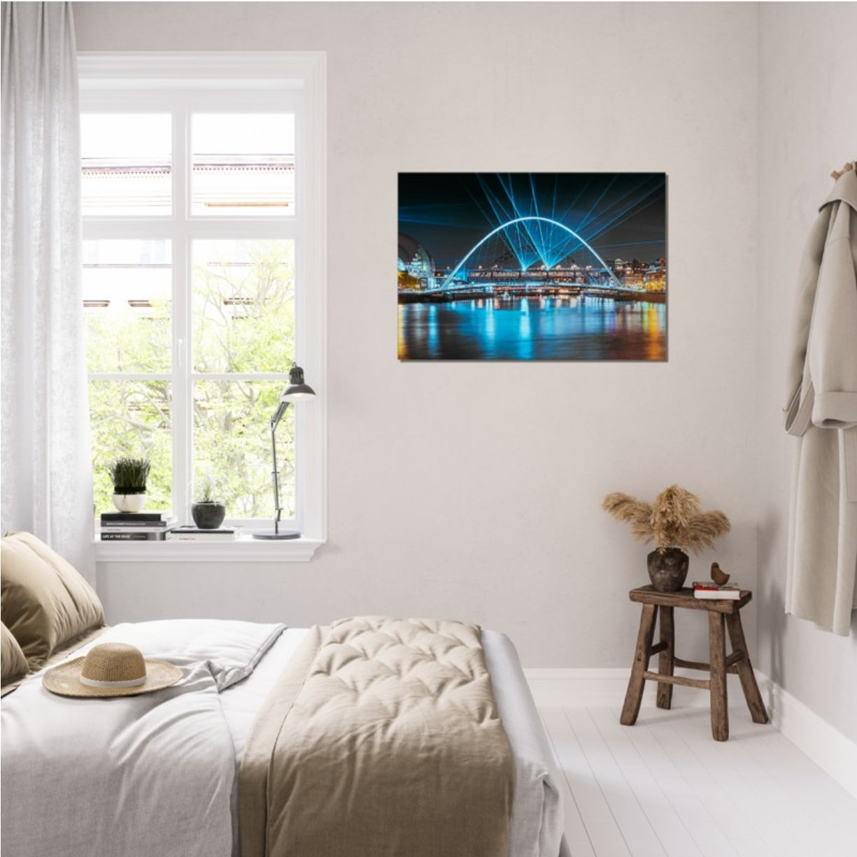 #003 Newcastle upon Tyne laser show,  North East photography