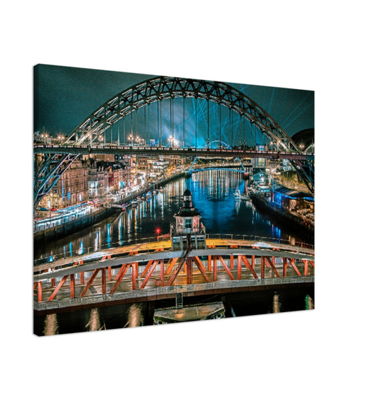 #005 Newcastle upon Tyne laser show from the high level bridge