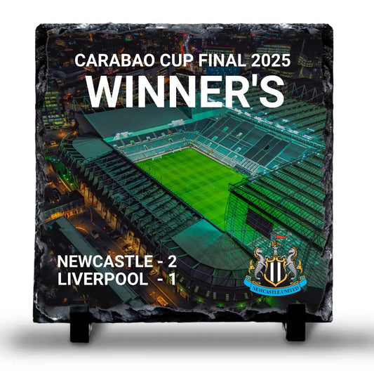 " Football Team Photo Slate | 20x20cm Custom Gift | Choose Your Team | Ideal for Fans, Birthdays & Father's Day"