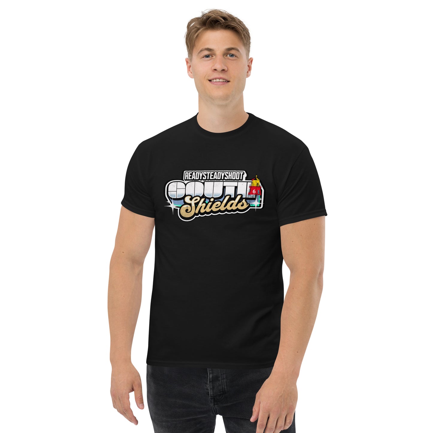 ready steady shoot tee