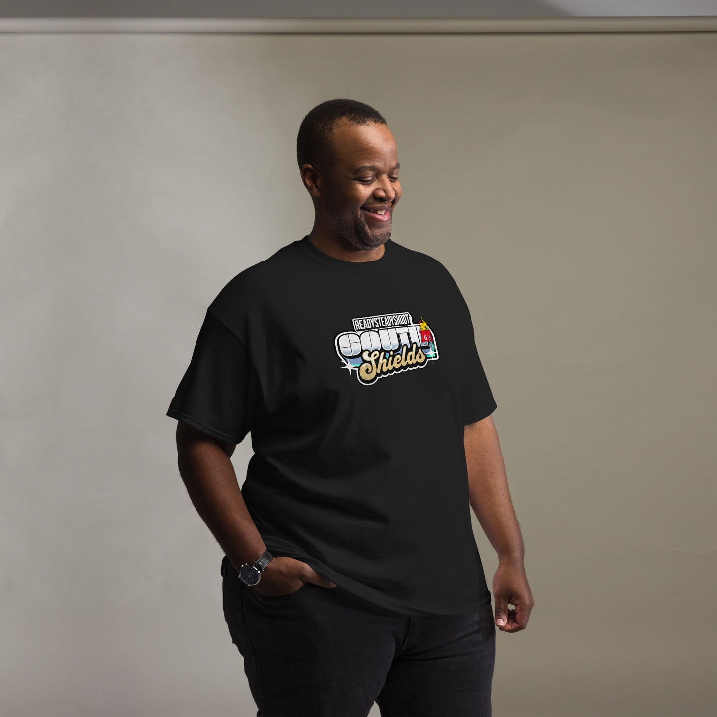 ready steady shoot tee