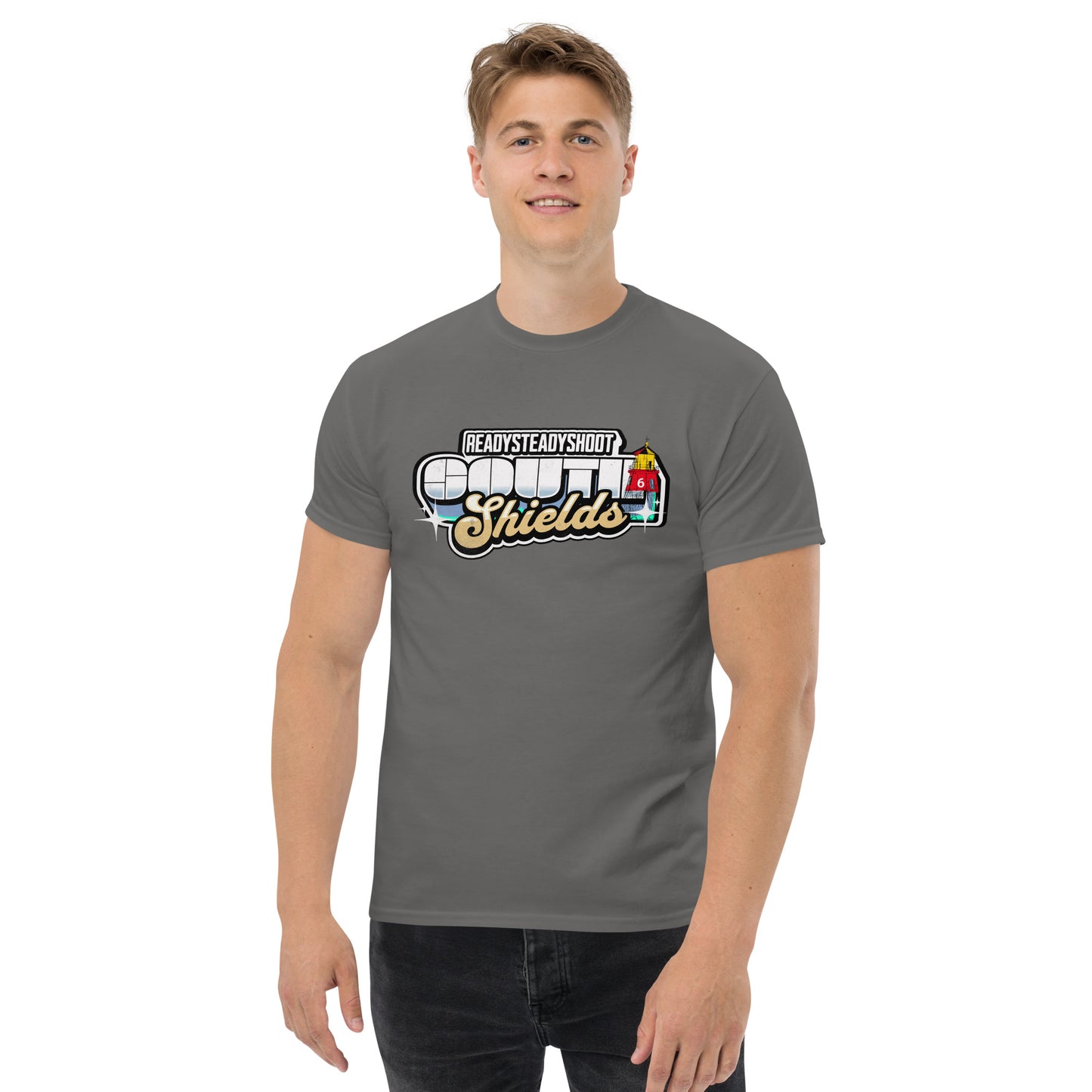 ready steady shoot tee