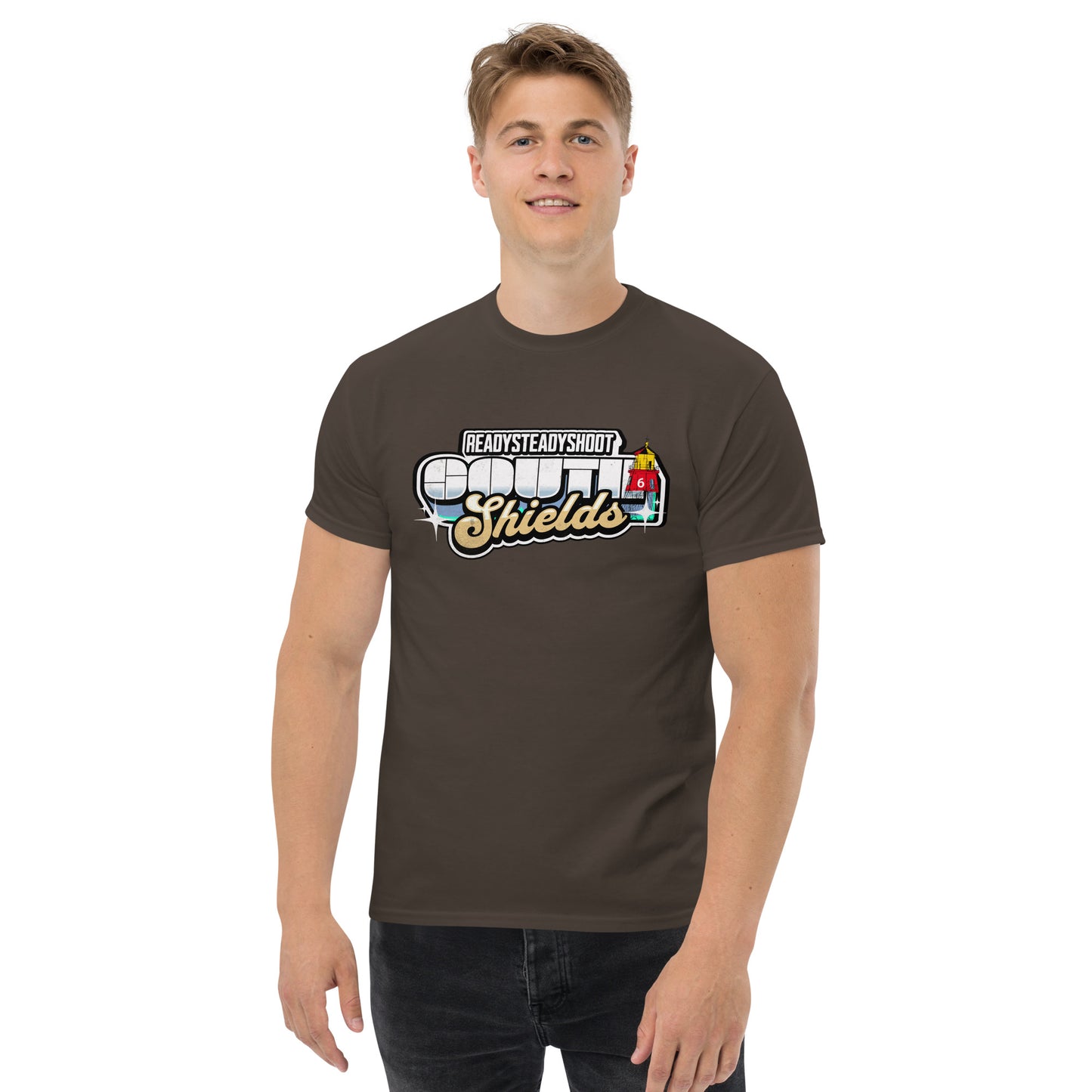 ready steady shoot tee