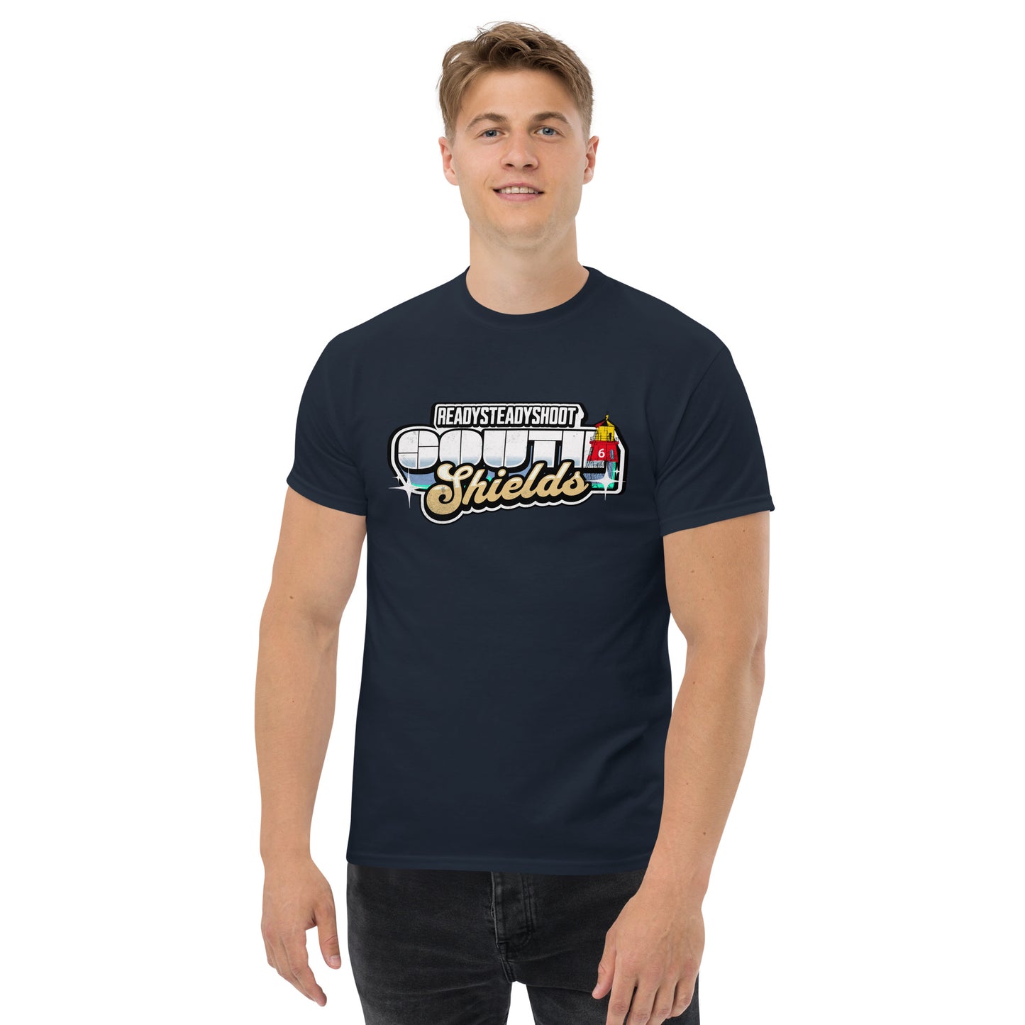 ready steady shoot tee
