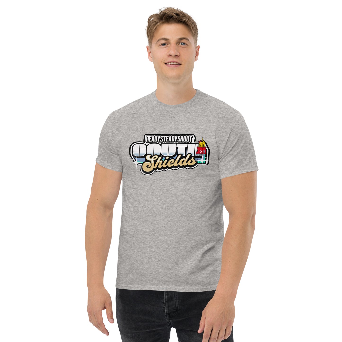 ready steady shoot tee