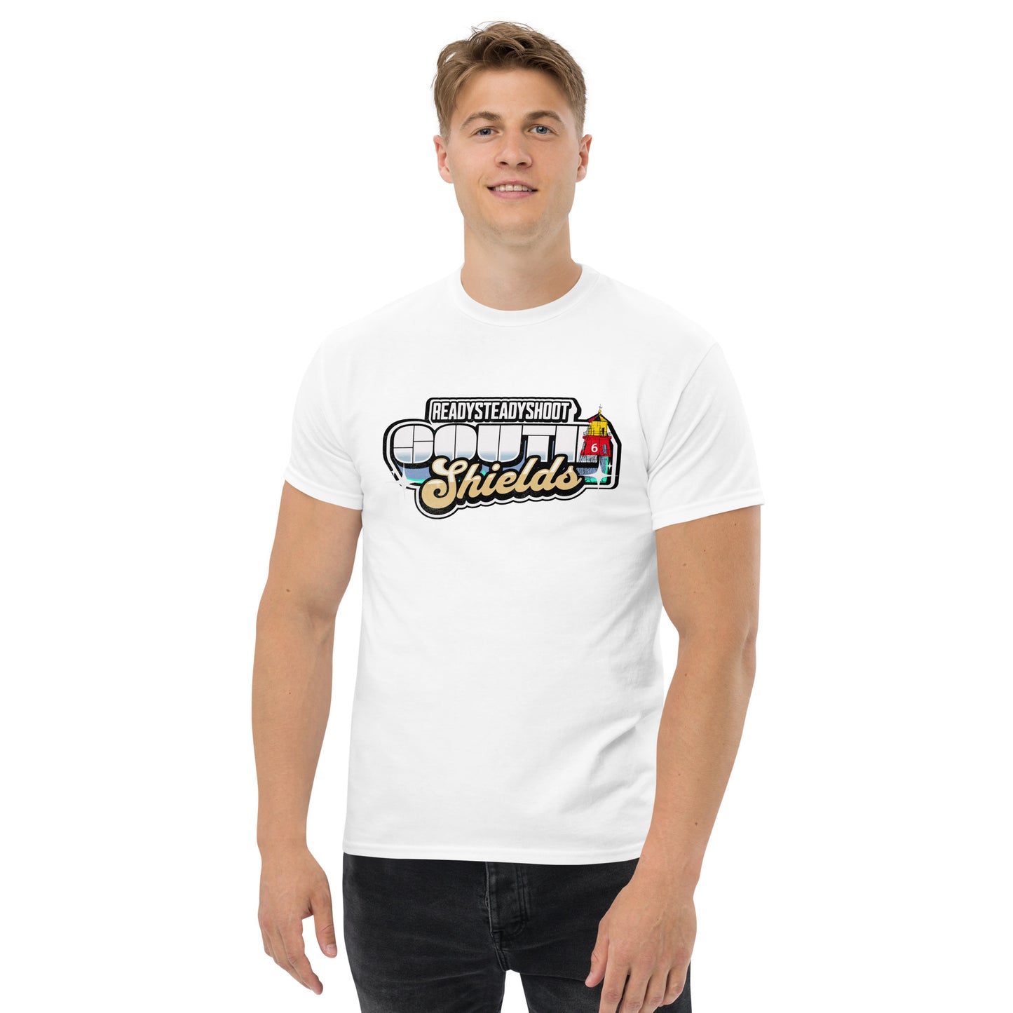 ready steady shoot tee