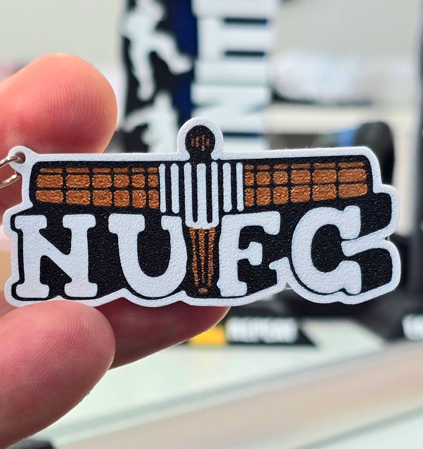 Nufc angel keyring