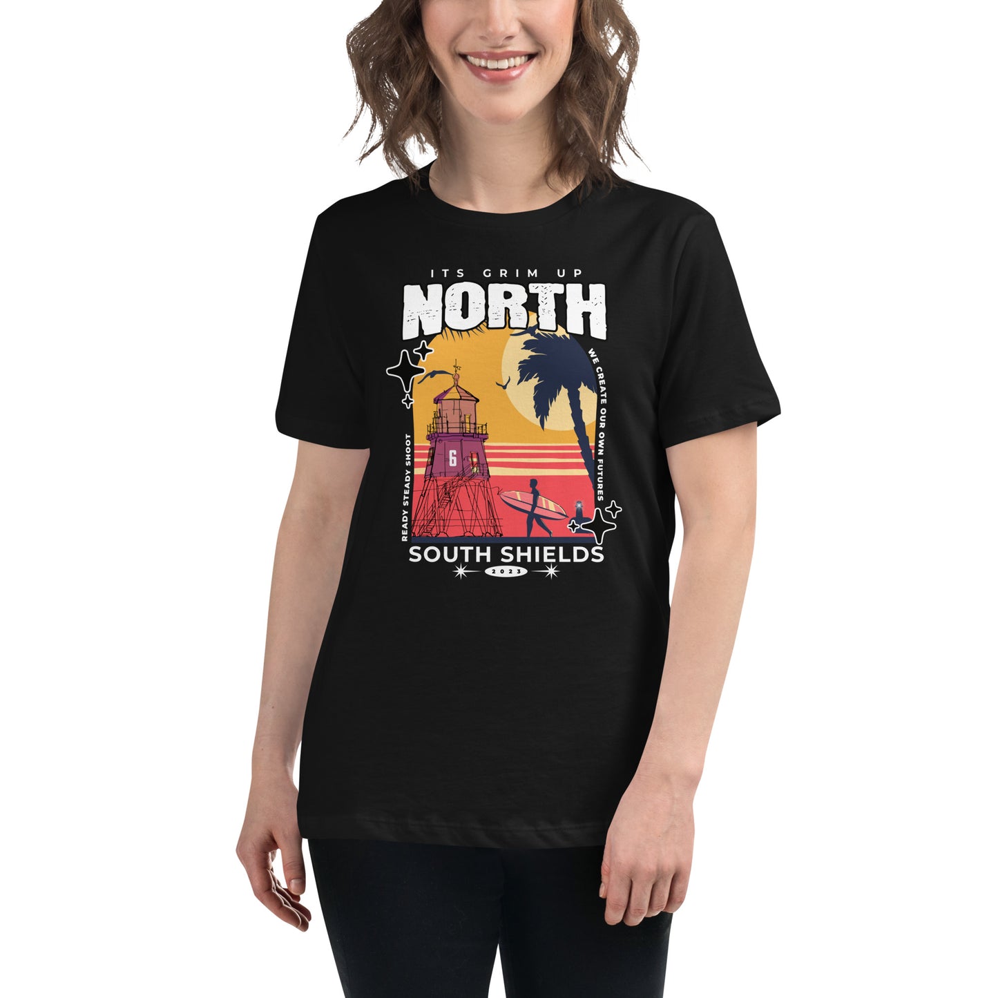 Women's Relaxed T-Shirt its grim up north