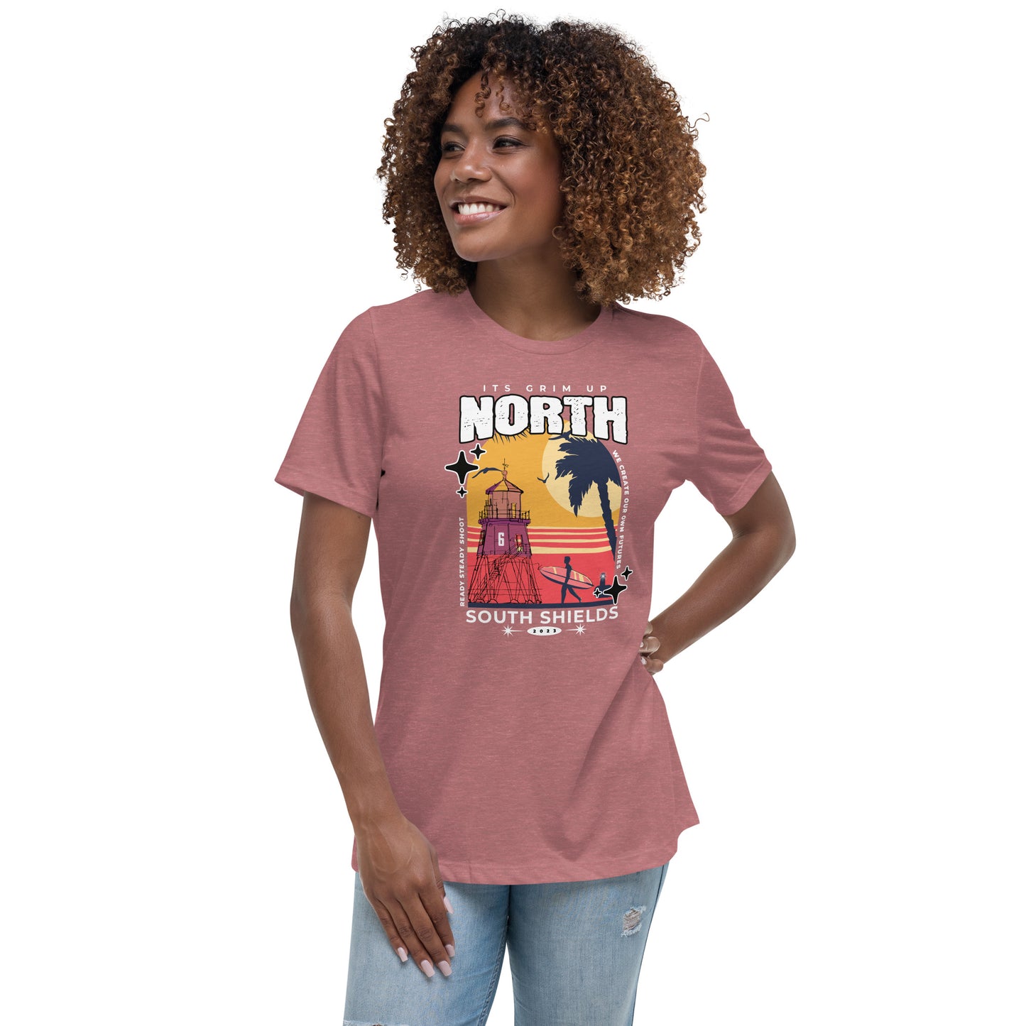 Women's Relaxed T-Shirt its grim up north
