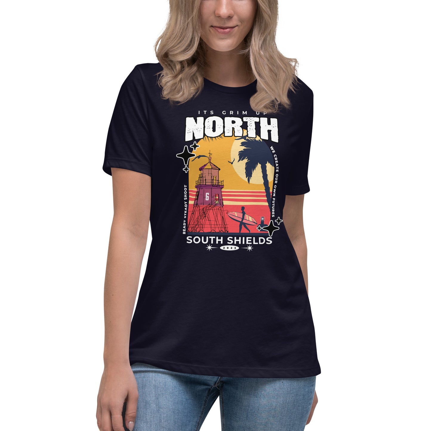 Women's Relaxed T-Shirt its grim up north