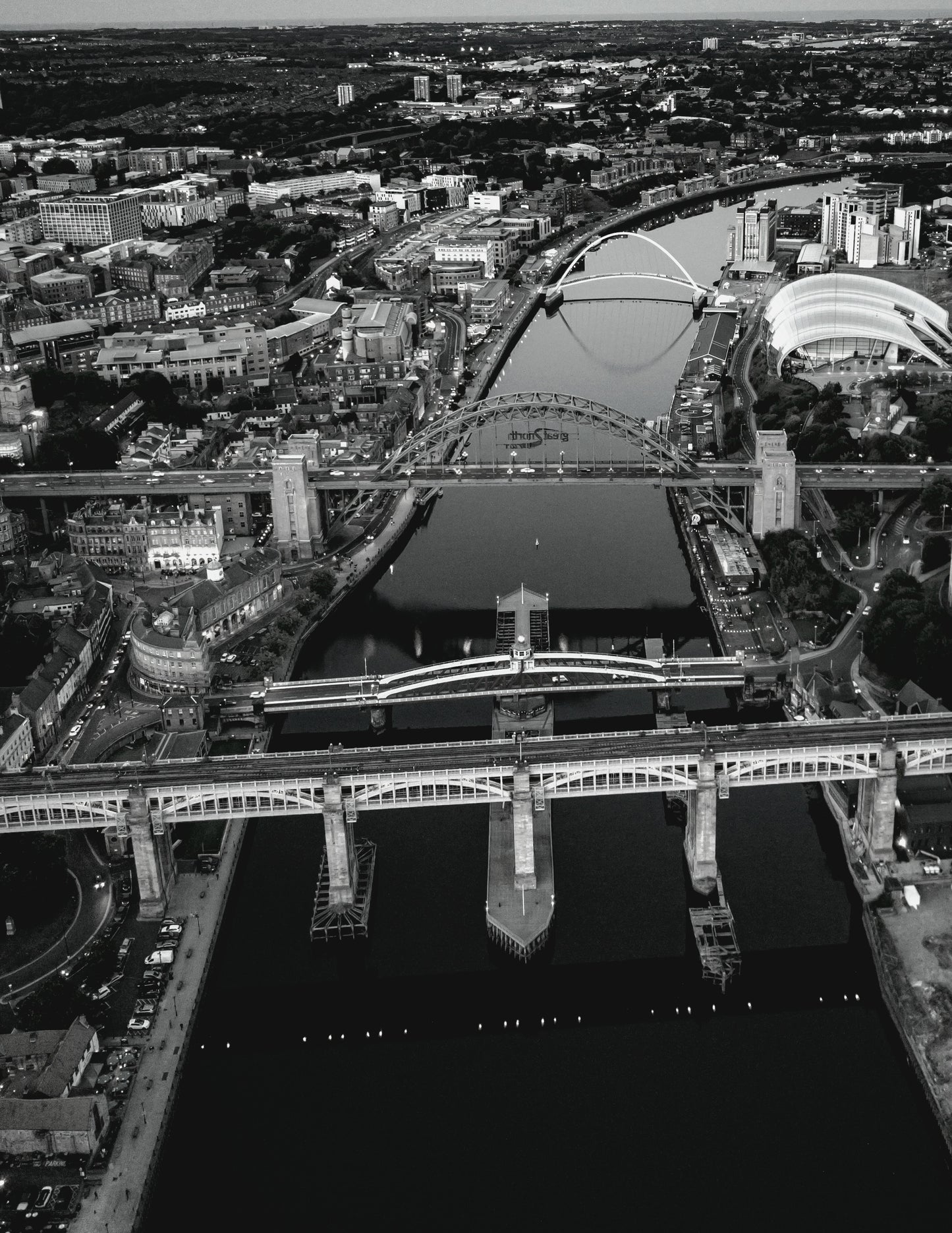 #012 flight over the Tyne