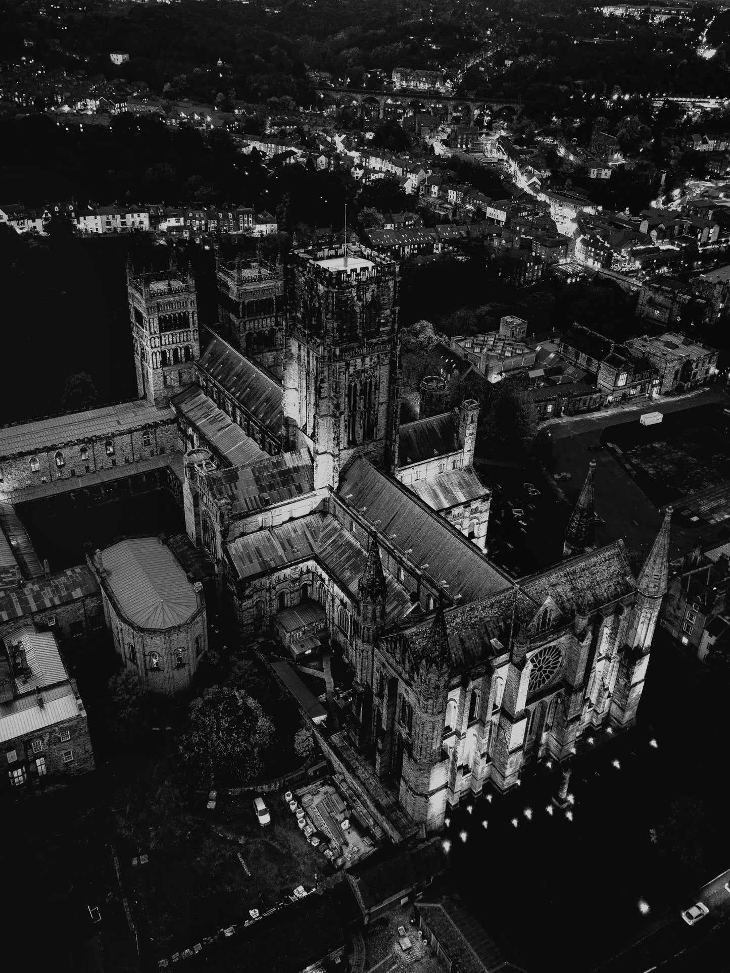 #017 Durham cathedral aerial