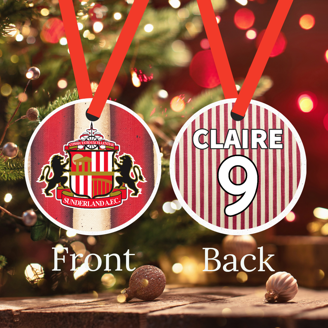sunderland personalised bauble