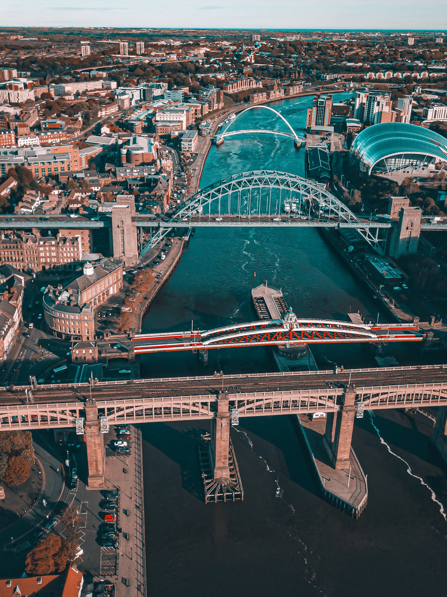 #029 Newcastle upon Tyne  drone shot