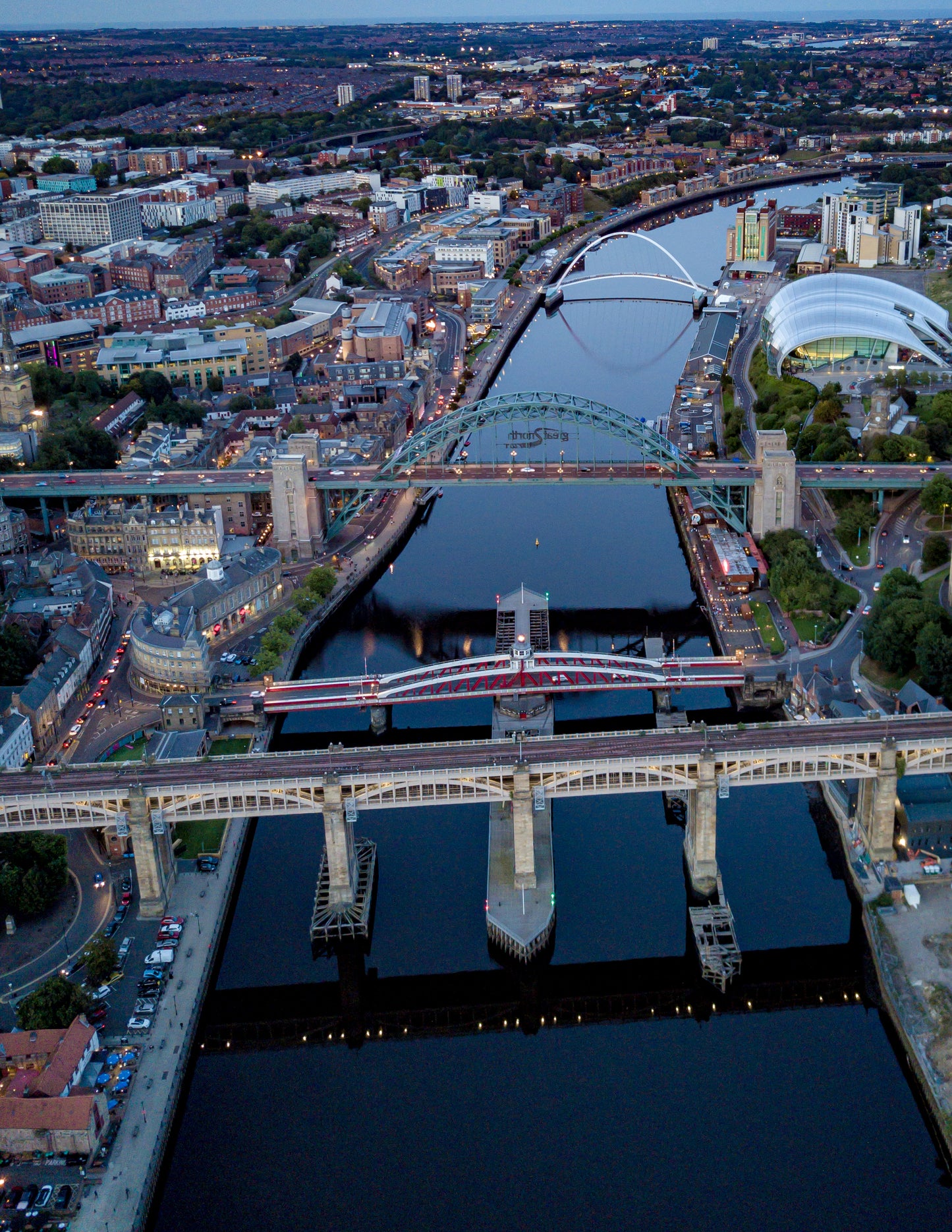 #012 flight over the Tyne