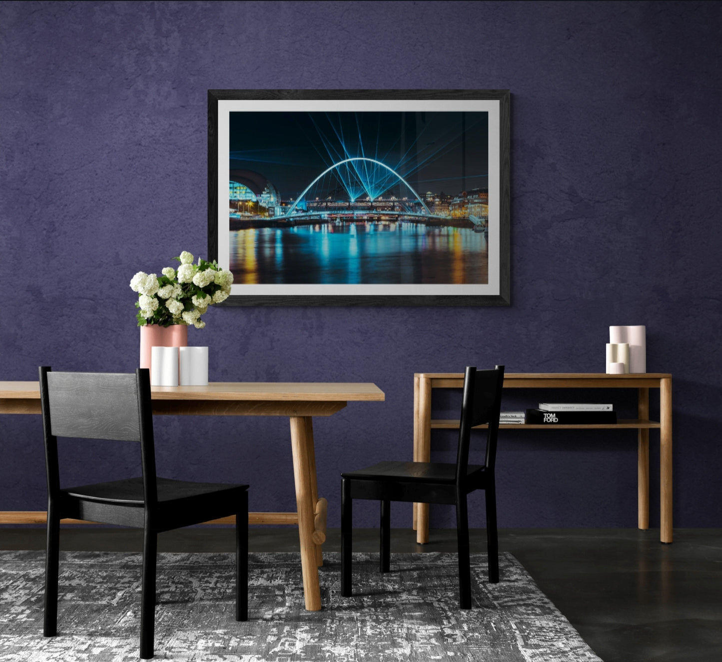 #003 Newcastle upon Tyne laser show,  North East photography