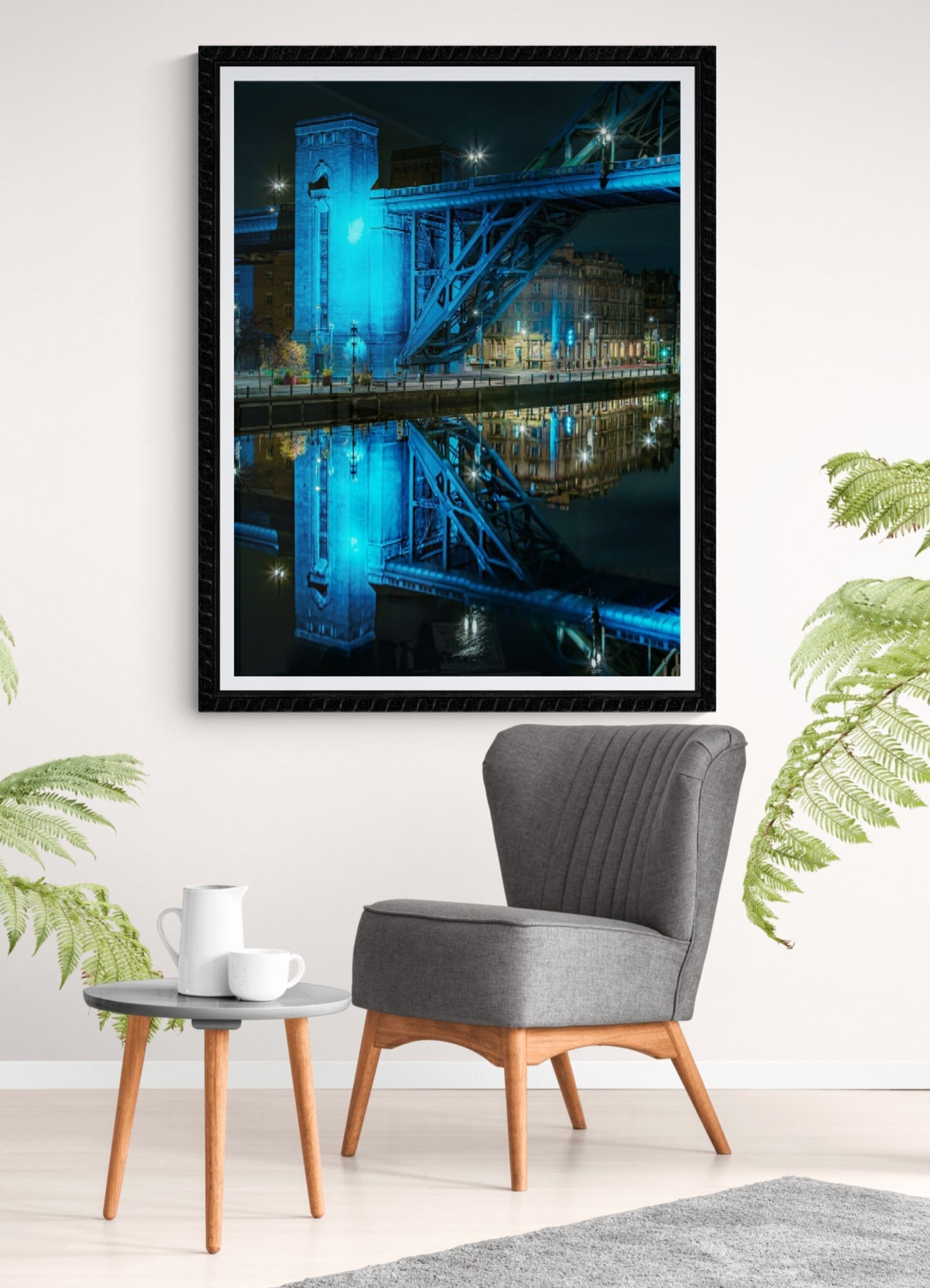 #006 Tyne bridge reflections, North East England photography