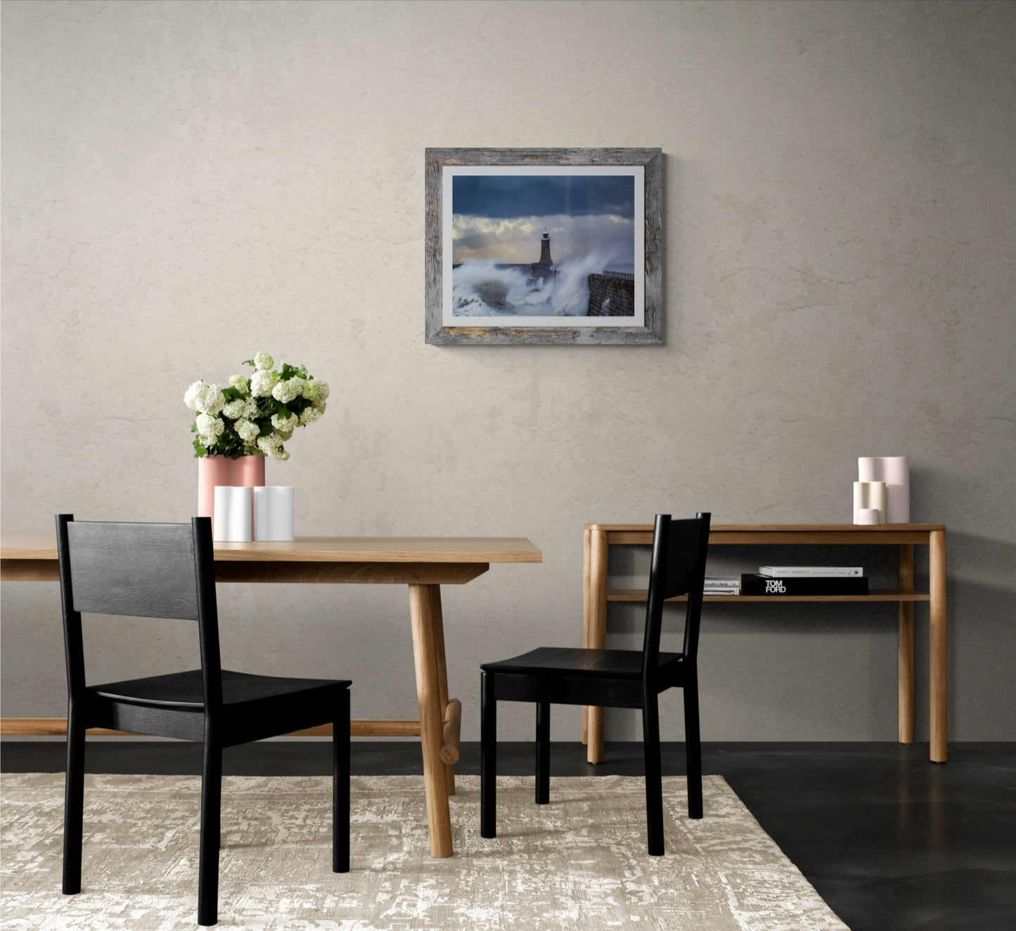 #044 Tynemouth pier storm