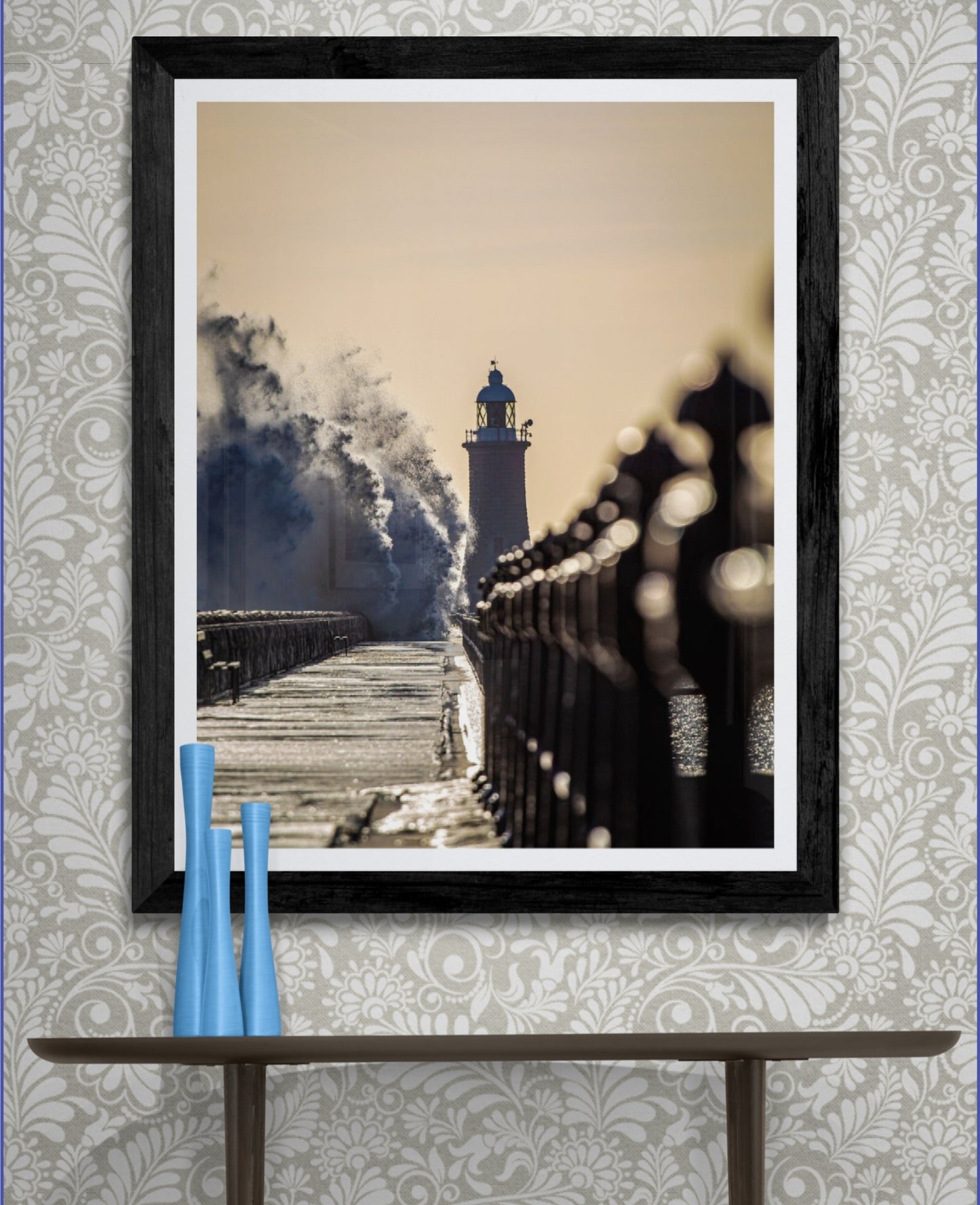 #045 Tynemouth pier waves