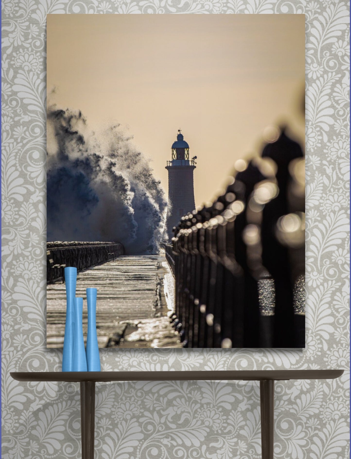 #045 Tynemouth pier waves