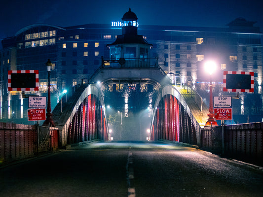 #124 misty swing Bridge, Newcastle upon Tyne.