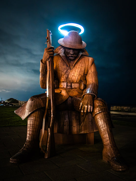 #127 war memorial Tommy in Seaham