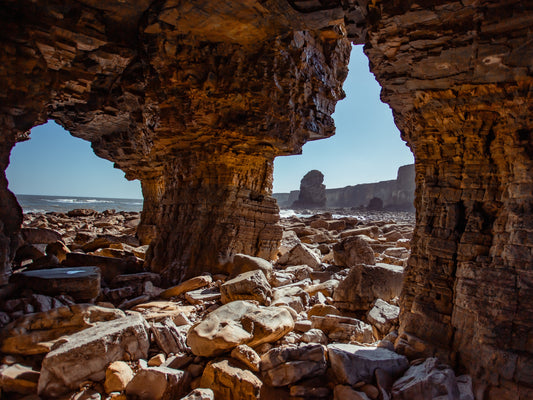 #134 Marsden Bay inside Marsden rock.