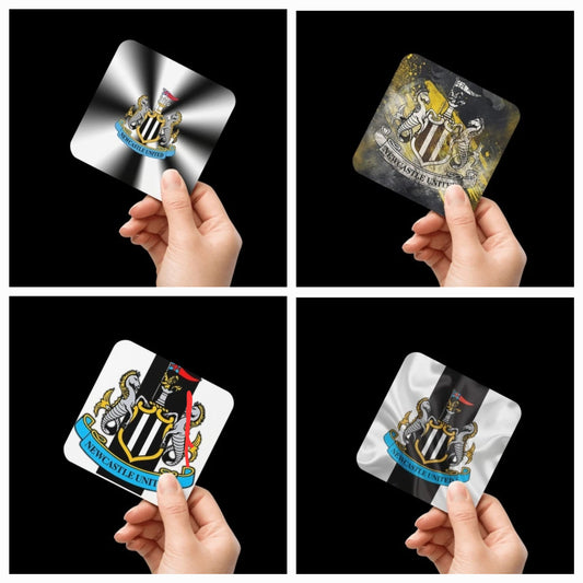 Nufc cork back coaster set of 4