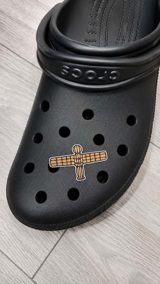 Angel of the north croc charm