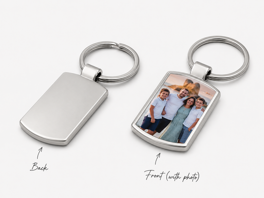Personalised photo key ring