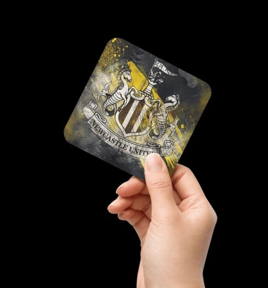 Nufc cork back coaster set of 4