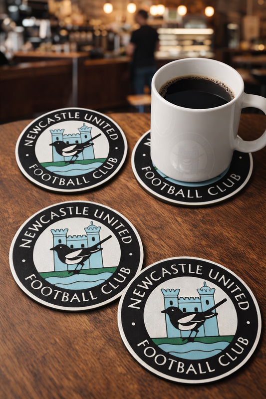 Newcastle united football club coaster set of 4