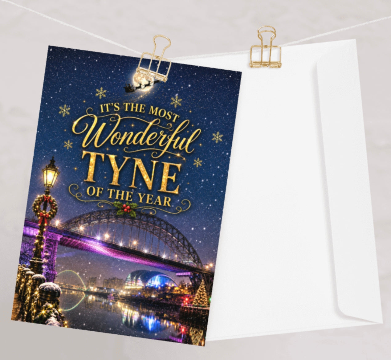 North East themed greetings cards. Mothers day, birthday, Christmas.