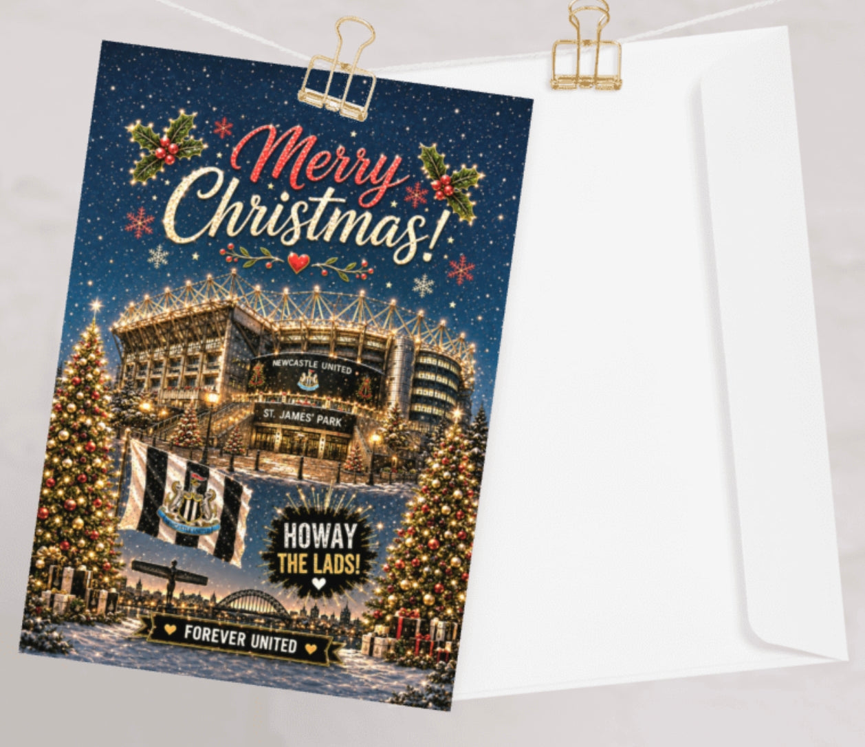 North East themed greetings cards. Mothers day, birthday, Christmas.