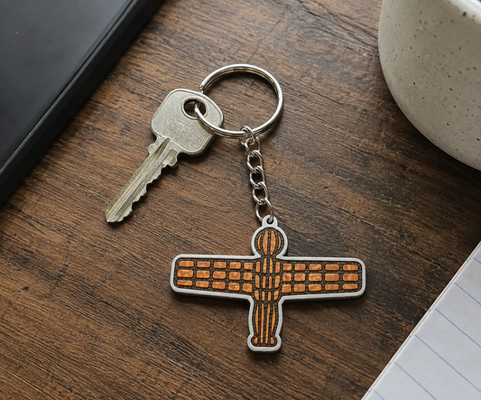 Angle of the north keyring