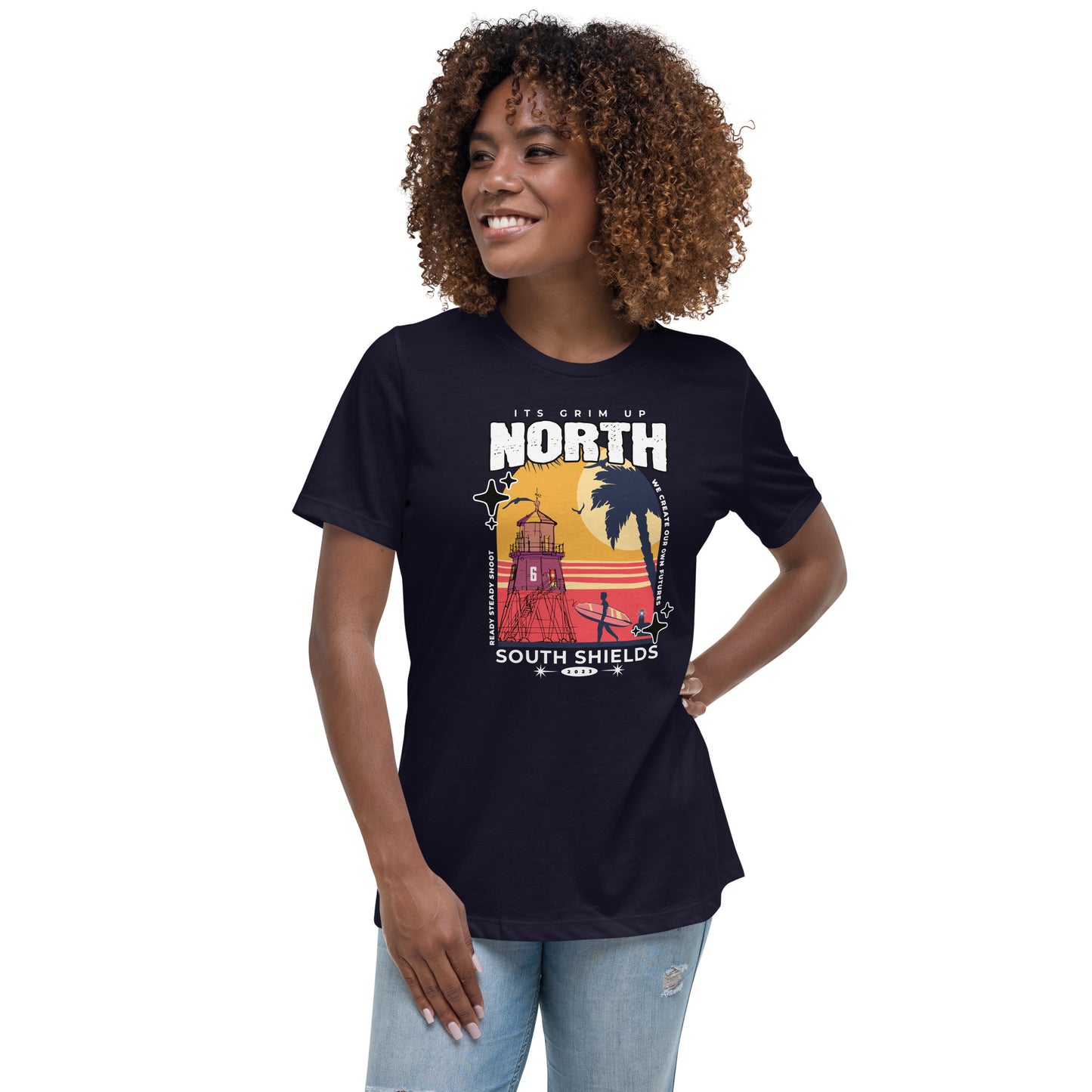 Women's Relaxed T-Shirt its grim up north