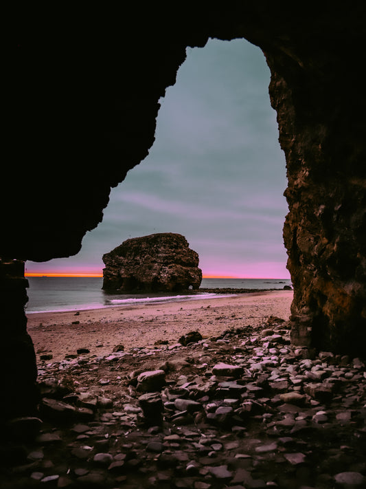 #032 Marsden rock from the cave