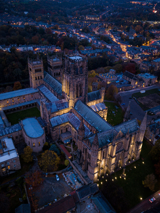 #017 Durham cathedral aerial