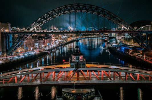 #005 Newcastle upon Tyne laser show from the high level bridge